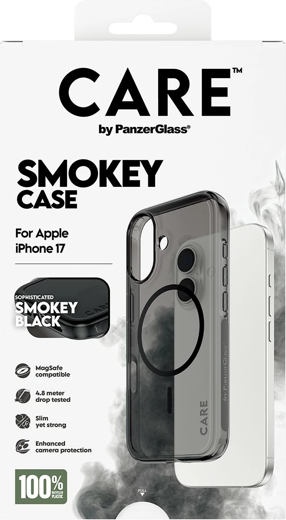 Mbështjellës PanzerGlass CARE BY FLAGSHIP CASE URBAN EXP për celular, transparent i errët