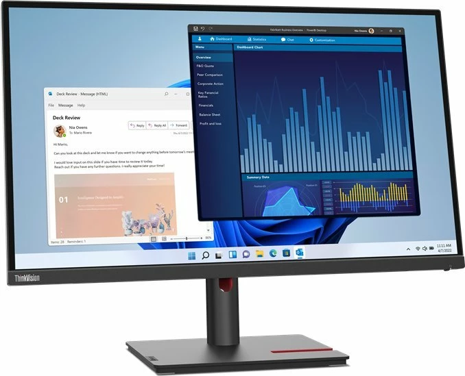 Monitor Lenovo ThinkVision T27p-30 27" 4K UHD USB-C, i zi