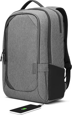 Çantë shpine Lenovo Business Casual 17.3 inç, poliestër, rezistente ndaj ujit, gri