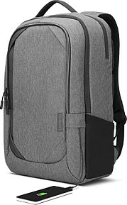 Çantë shpine Lenovo Business Casual 17.3 inç, poliestër, rezistente ndaj ujit, gri