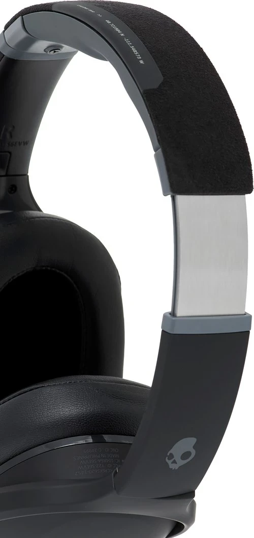 Kufje Skullcandy Crusher Evo, me dhe pa tela, për biseda/muzikë, USB Type-C, Bluetooth, ngjyrë e zezë