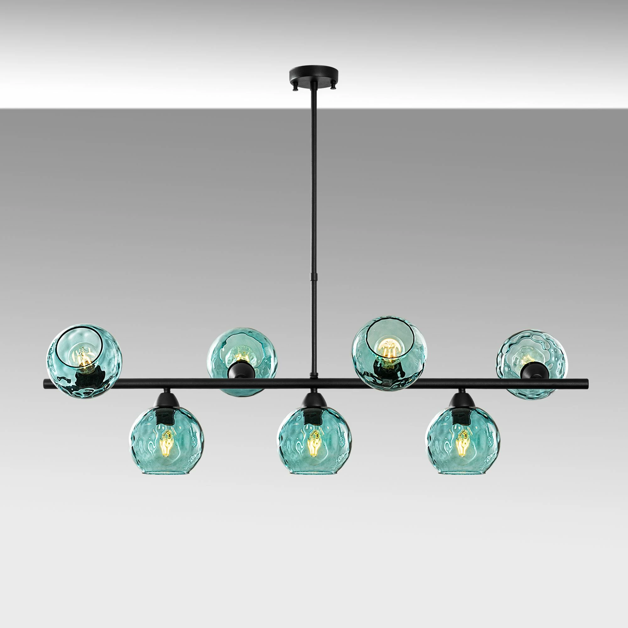 Llambadar Opviq, Benek - 15, blu e zi, 110x40x84 cm