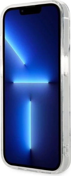 Mbështjellës Guess Marble me MagSafe dhe karikues wireless, për iPhone 14 Pro 6.1", Bardhë