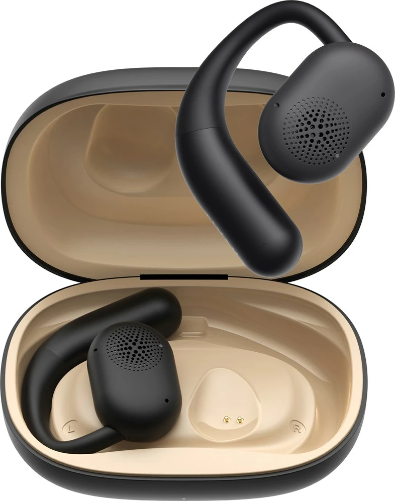 Kufje HAVIT OWS914 TWS, pa tela, Ear-hook, të zeza