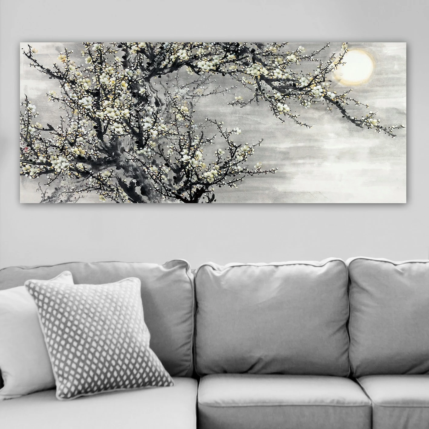Pikturë dekorative në kanavacë, shumëngjyrëshe, YTY284680085_50120, 50x120cm