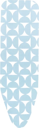 Mbulesë tavoline hekurosjeje Brabantia Fresh Breeze 124x38 cm, set me jastëk, blu/e bardhë