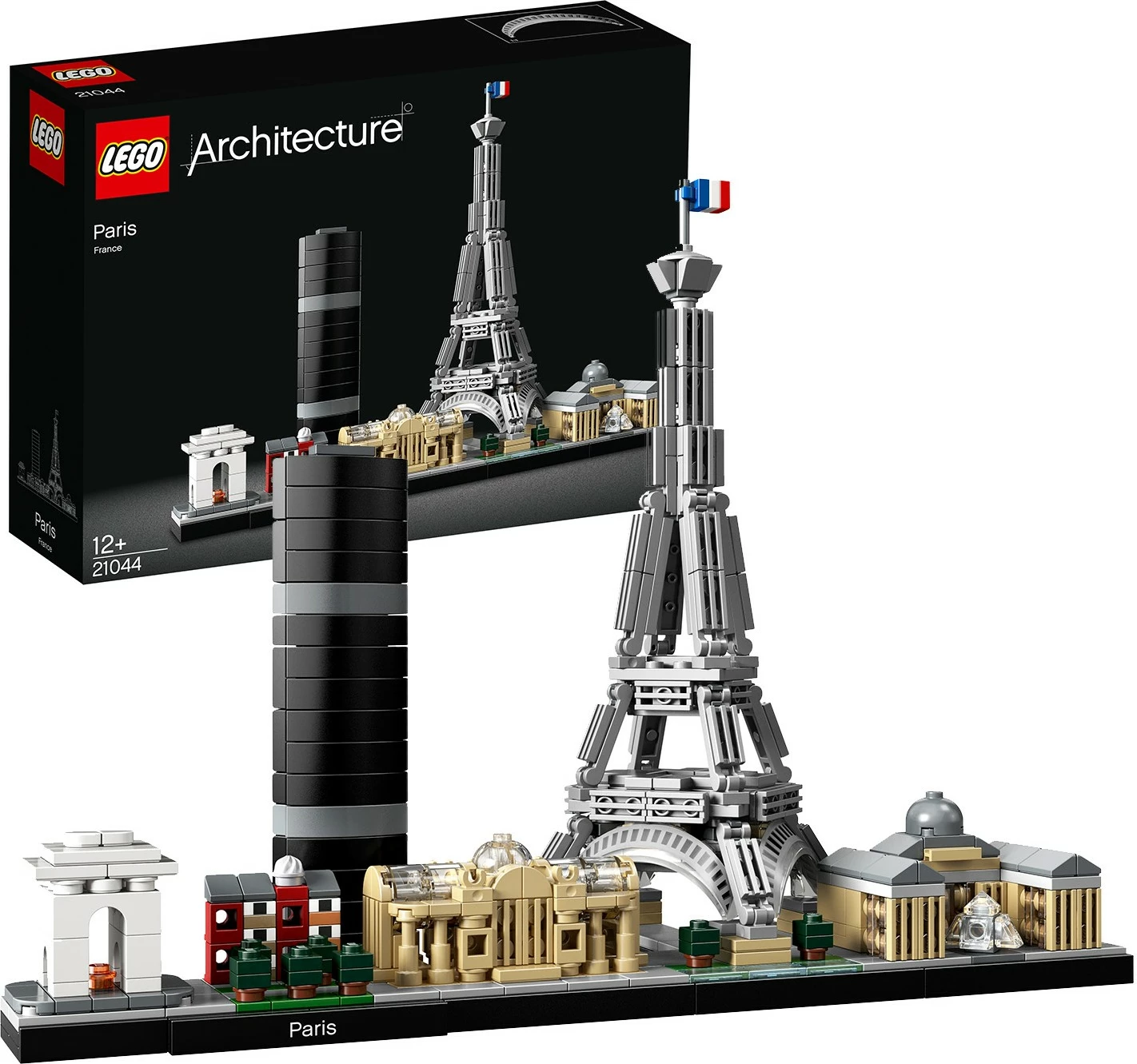 Set ndërtimi LEGO Architecture Paris Skyline 21044, 649 copë, shumëngjyrësh