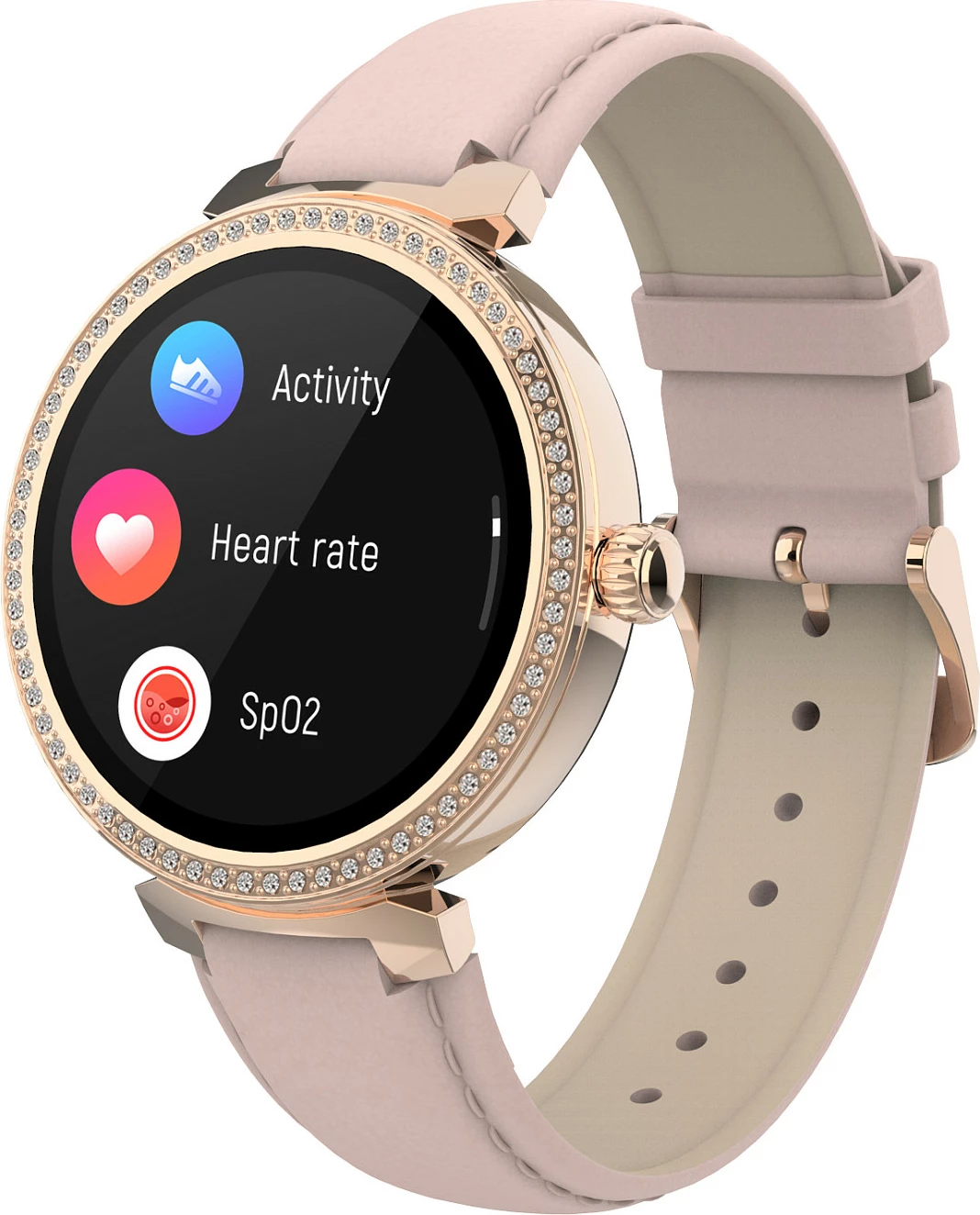 Smartwatch Denver SWC-342RO, 1.2" IPS Touchscreen, Bluetooth, rozë