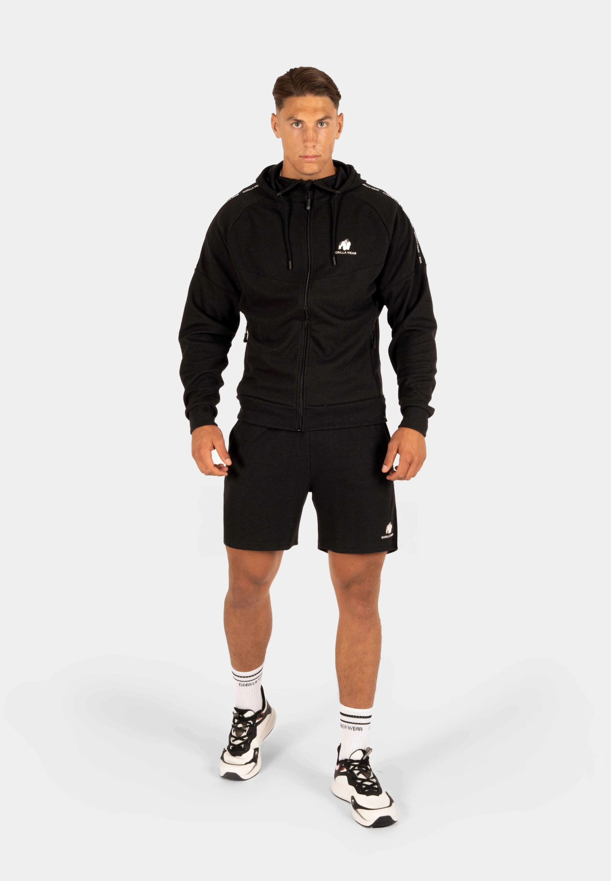 Harvey Track Shorts - Black [Madhësia: 2XL]