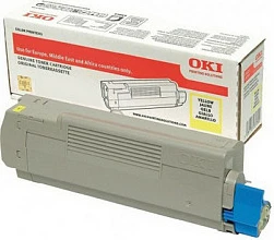 Toner OKI C823 46471101, 7000 faqe, i verdhë