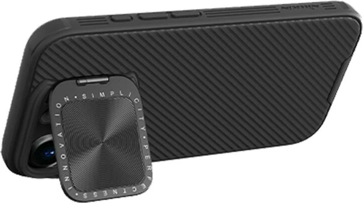 Mbështjellës Nillkin CamShield Prop për iPhone 16 Pro, i zi