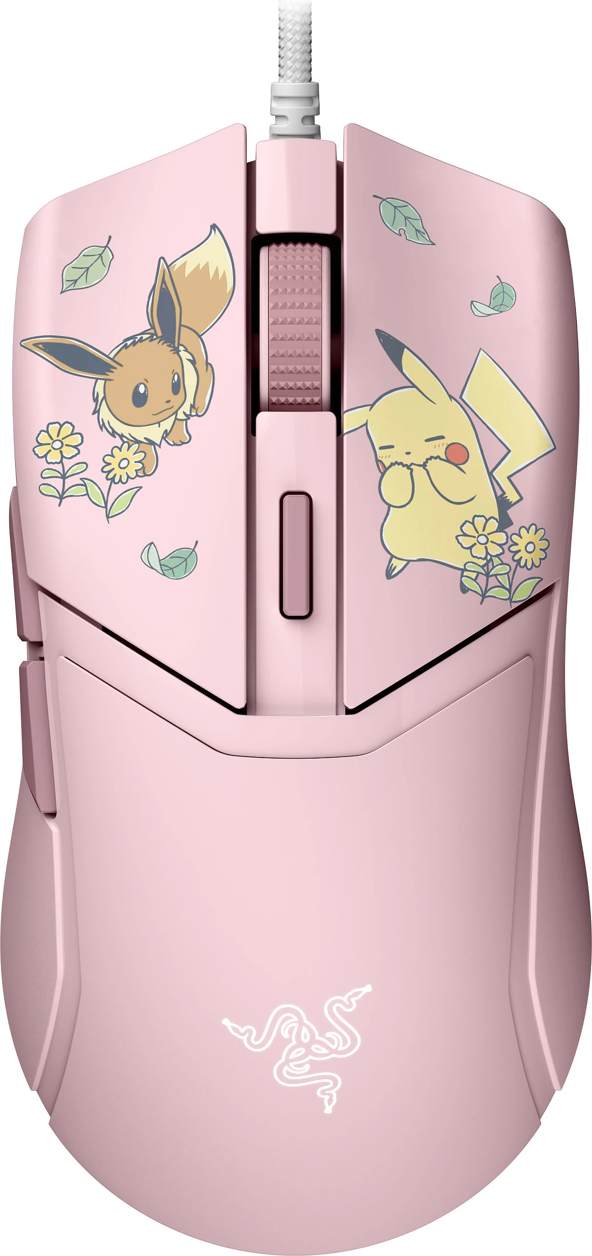Maus Razer Cobra Pokémon Pikachu & Eevee Edition, 8500 DPI, USB, rozë