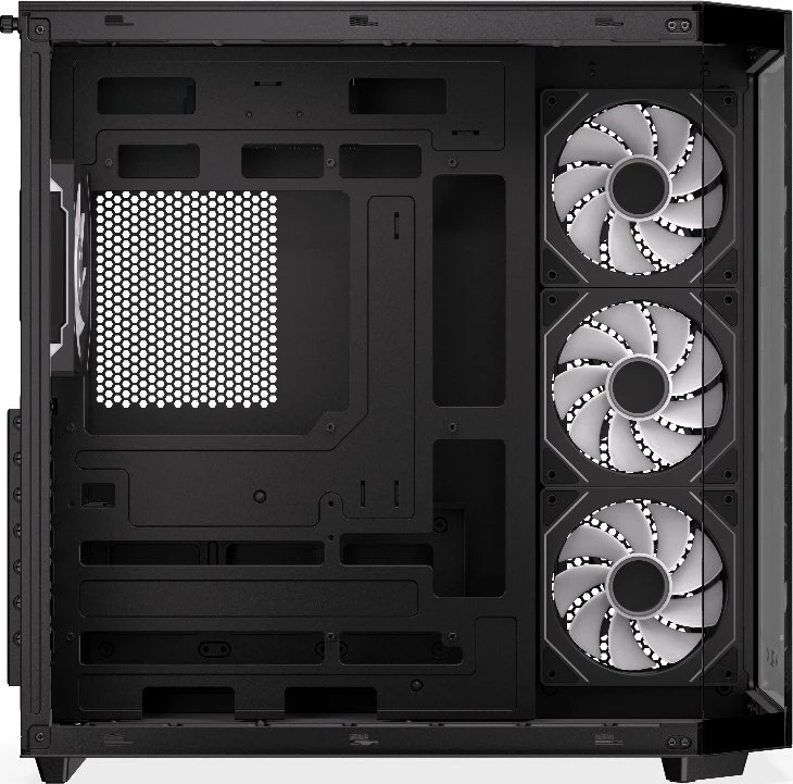 Kasë Krux Empero ARGB (KRXD010) midi tower ATX, e zezë