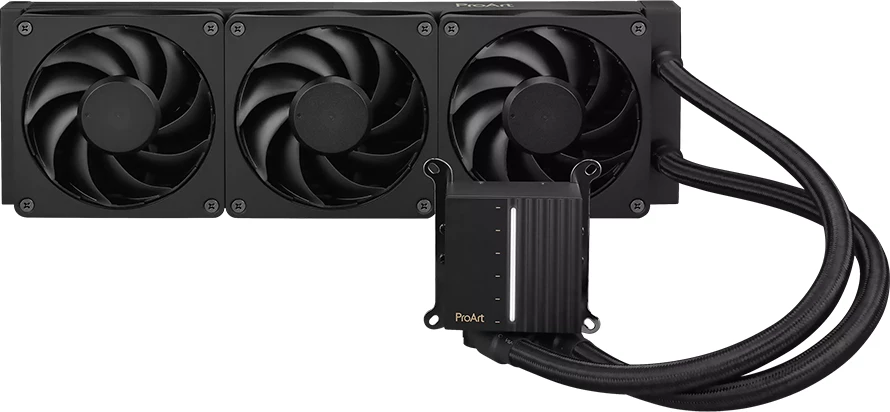 Ftohës lëngshëm AIO për CPU ASUS ProArt LC 360, radiator 360mm, 3x120mm PWM, i zi mat