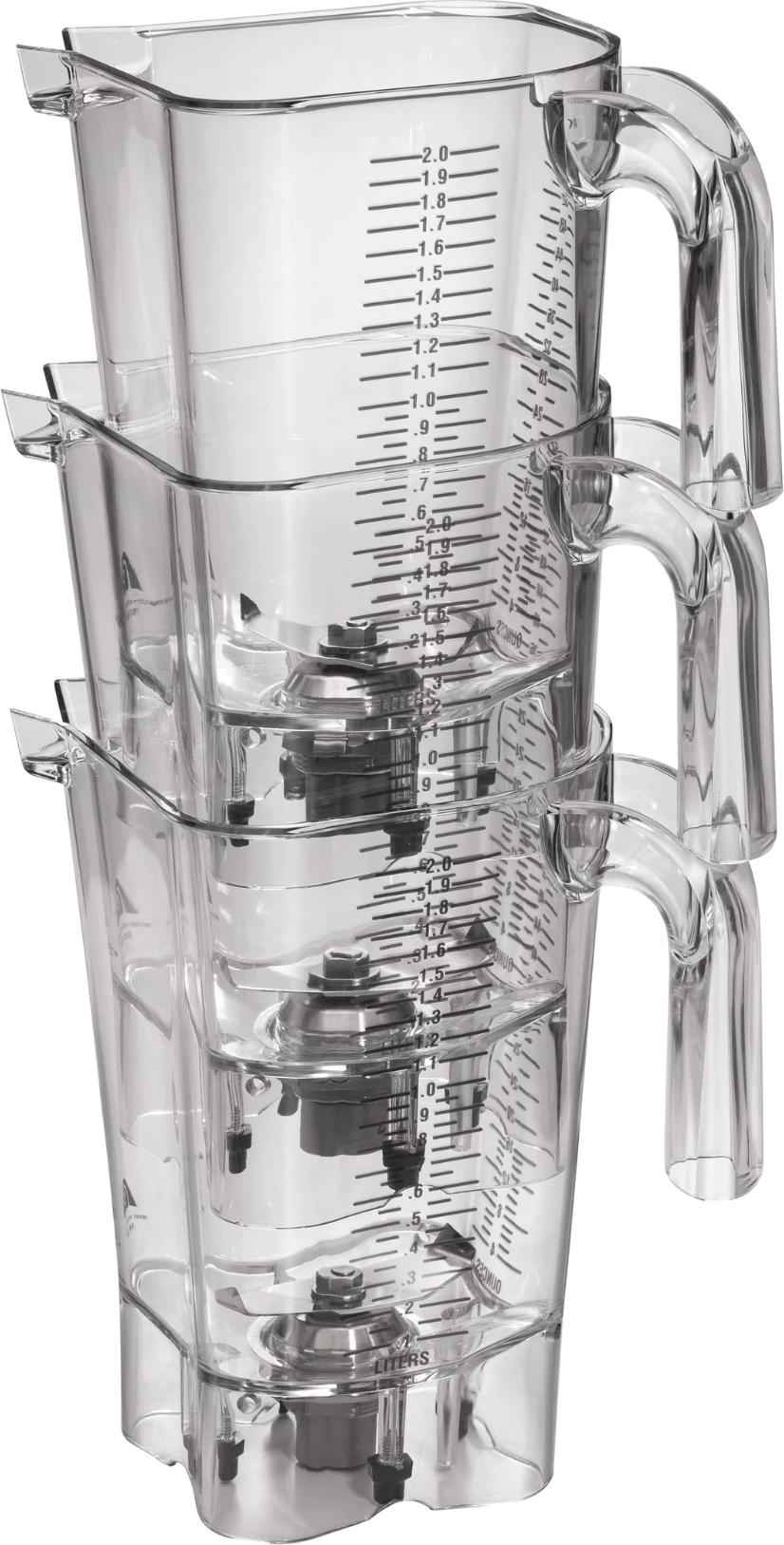 Blender komercial Hamilton Beach Commercial HBH755R-CE 64oz/2L me QuietBlend dhe Wave~Action, i zi