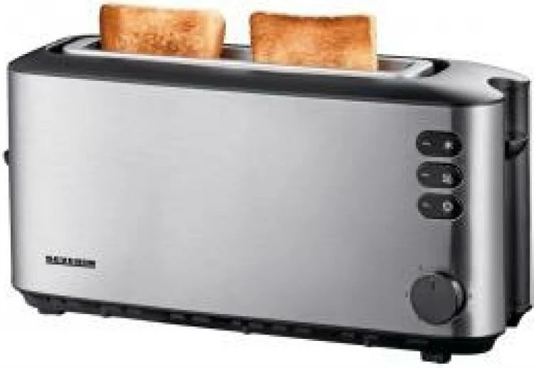 Toaster Severin AT 2515, 2-slice, stainless steel, Silver/Black