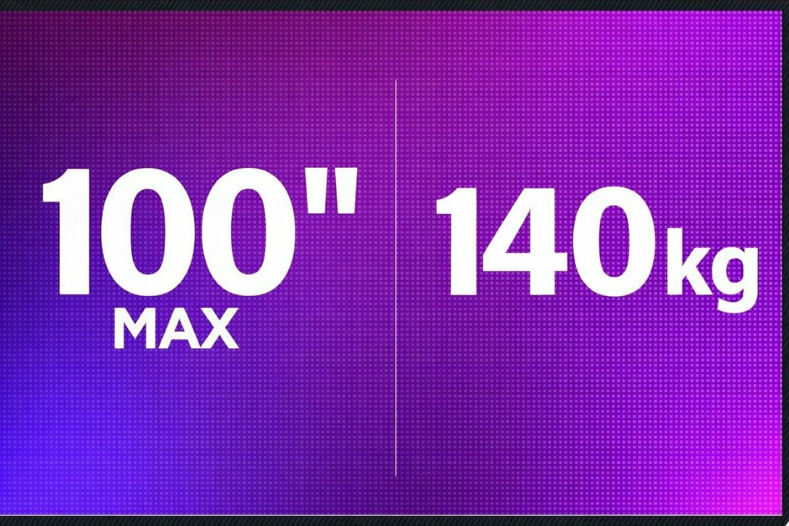 Mbajtëse muri për TV Art AR-96XL 55-100\" max 140 kg, max VESA 900x600, 35 mm, e zezë