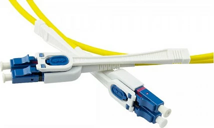 Kablë fibra optike GoodConnections Alcasa LW-U9005LC, OS2 single-mode, LC-LC duplex, 0.5 m, e verdhë