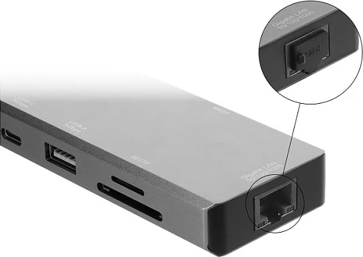 Kapak mbrojtës pluhuri për RJ45 DeLOCK, silikon, 10 copë, i zi