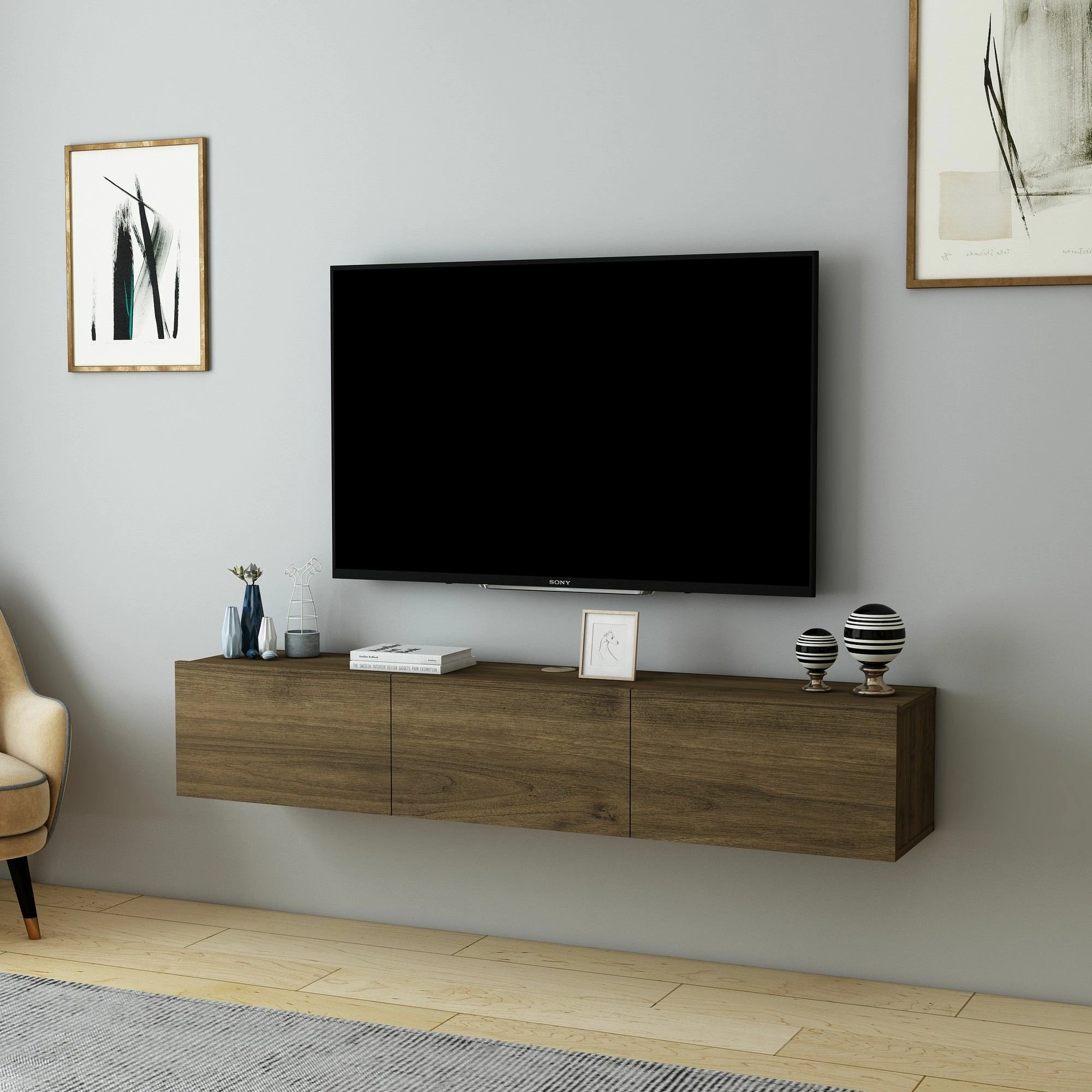 Komodë për TV Skye Decor, ngjyrë arre, Denby