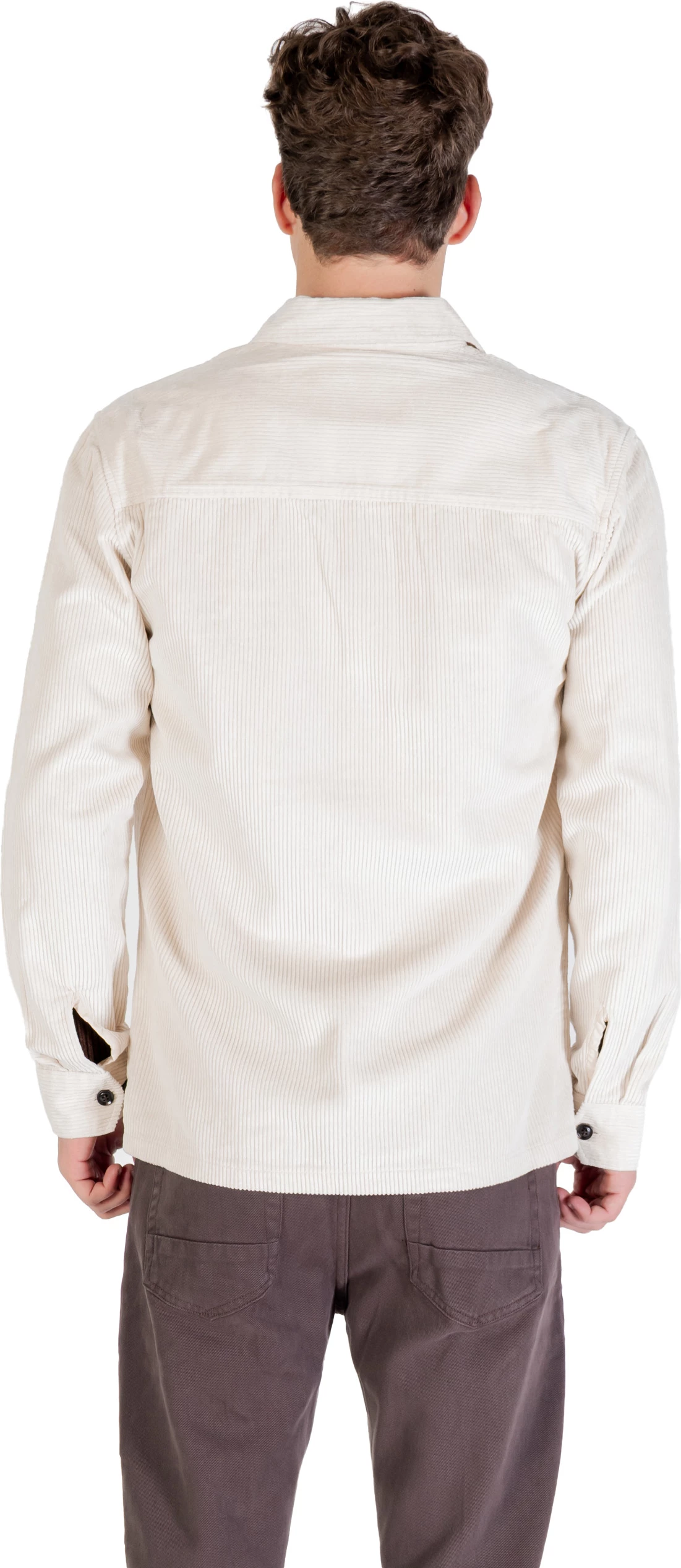 Këmishë overshirt për meshkuj Gianni Lupo GL7820S, krem e çelët [Madhësia: XL]