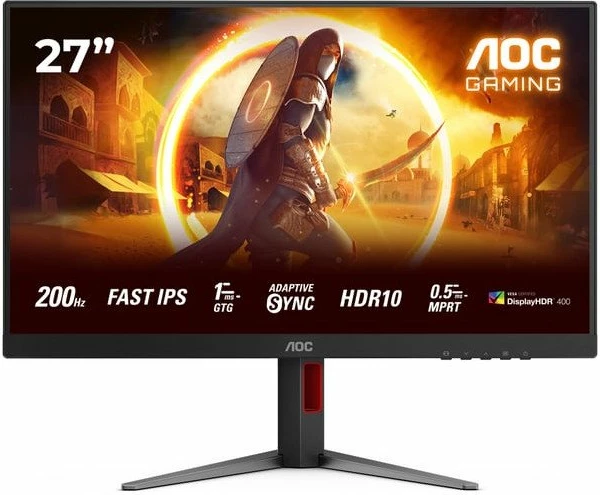 Monitor gaming AOC 27G4HA 27\" Full HD IPS 200Hz 0.5ms HDR10, i zi