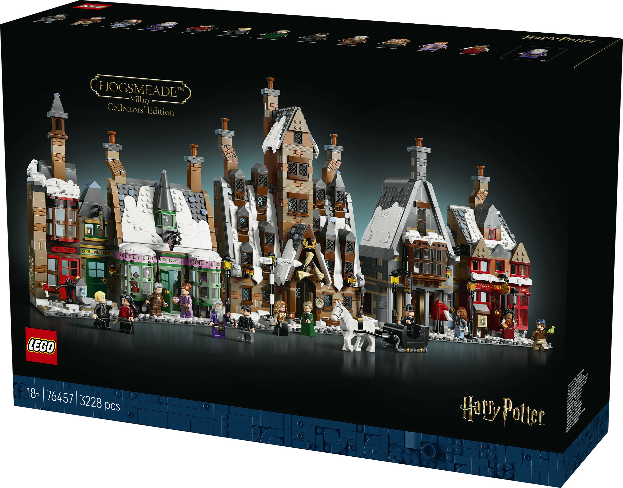 Set ndërtimi LEGO Harry Potter 76457 Hogsmeade Village (Collectors Edition), 3228 copë, 18+, multicolor