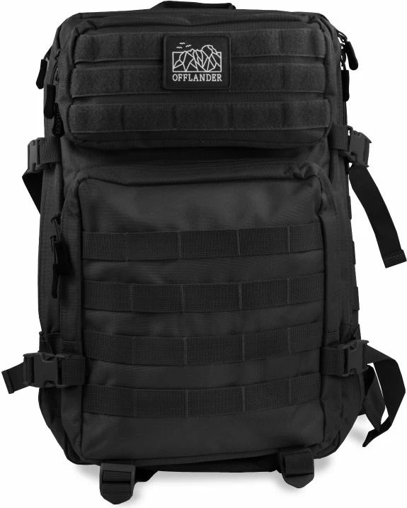 Çantë shpine për turizëm Offlander, 43L, e zezë