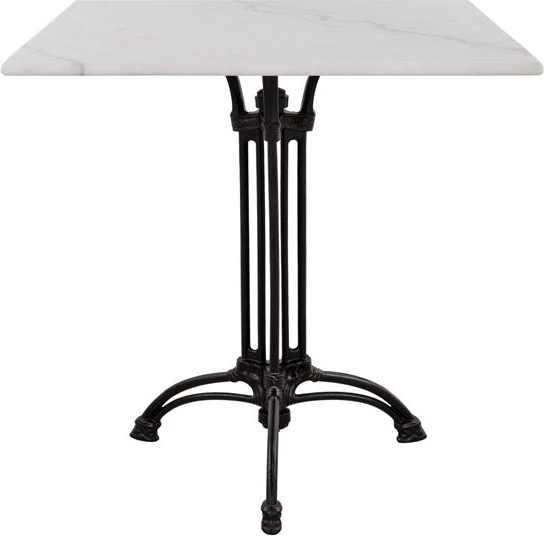 Tavolinë me 3 këmbë nga gize FH5611 me mermer 70x70