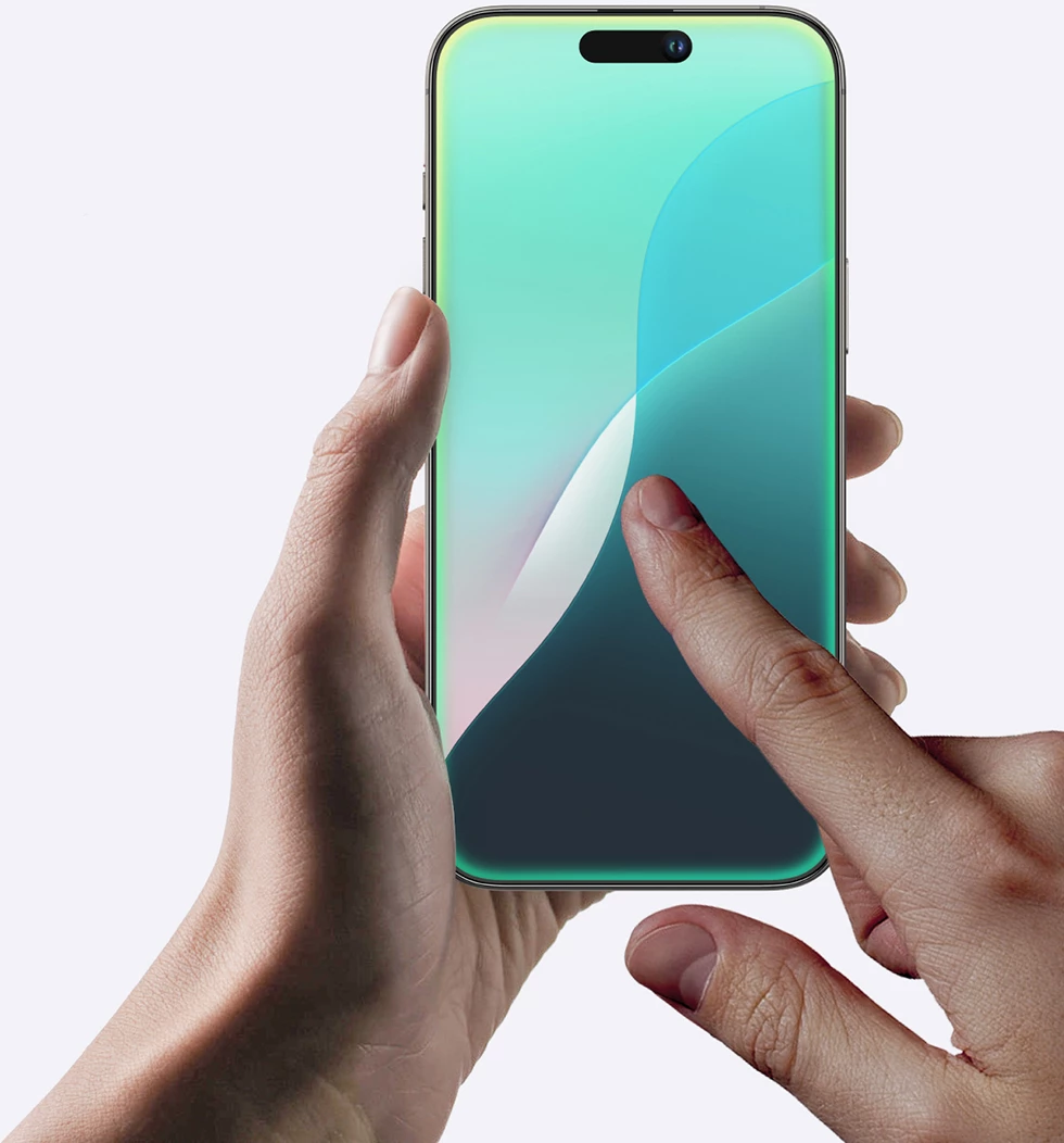 Xham mbrojtës AmazingThing Radix Matte Glass për iPhone 16 Pro, mat, transparent