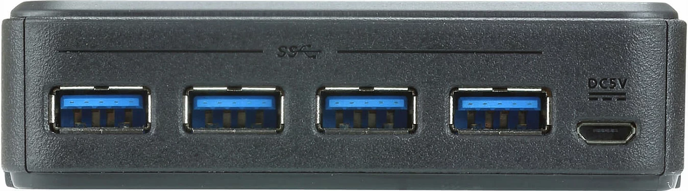 Switch ndarës USB ATEN US3324, 2-port, USB 3.2 Gen1, 4x USB-A, me selektor remote, i zi