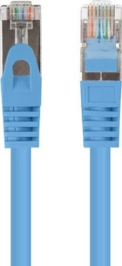 Kabllo rrjeti Lanberg PCF6-20CC-0100-B, Cat6, 1m, kaltër