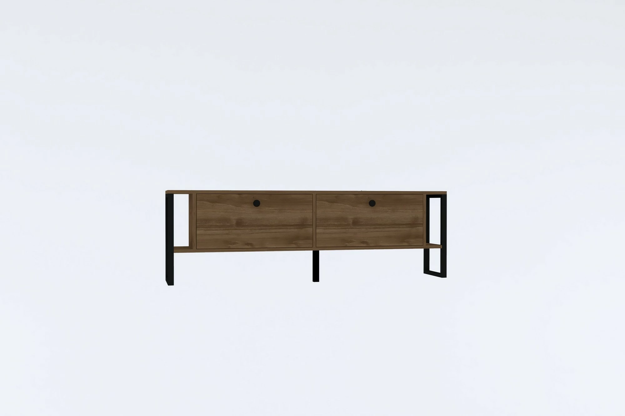 Komodë TV Hanah Home, ngjyrë ahu (walnut)