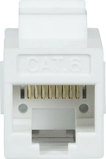 Keystone lidhës LogiLink Cat.6 UTP, 2xRJ45, i bardhë