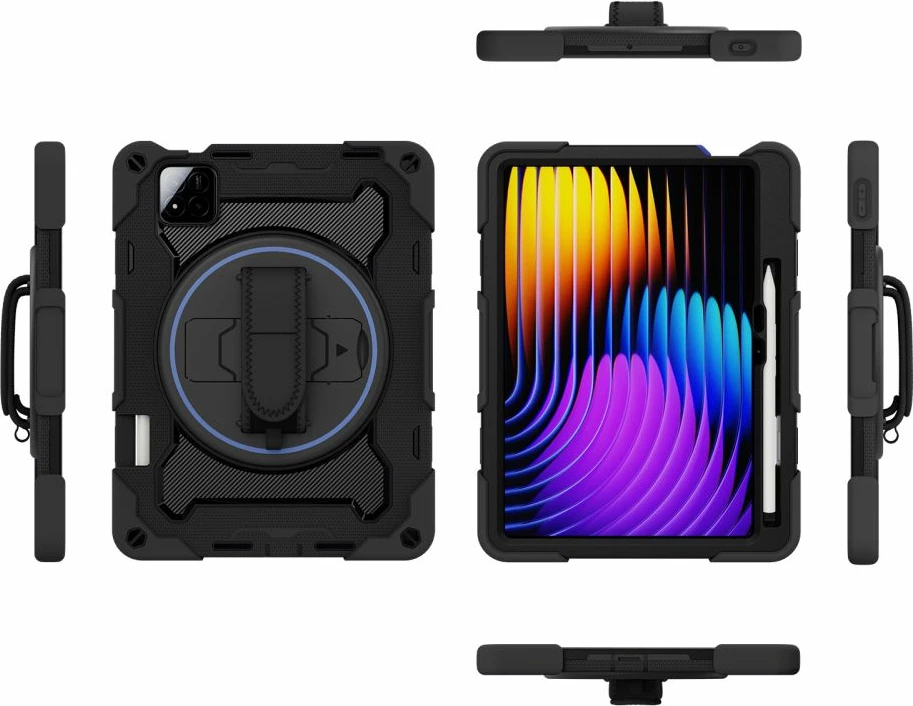 Mbështjellës Tech-Protect Solid për Xiaomi Pad 7 / 7 Pro, i zi