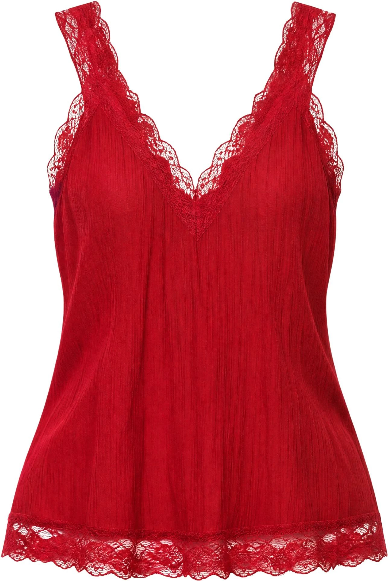 Top për femra I am Crinkle Pizzo 53127, bordeaux [Madhësia: XS]