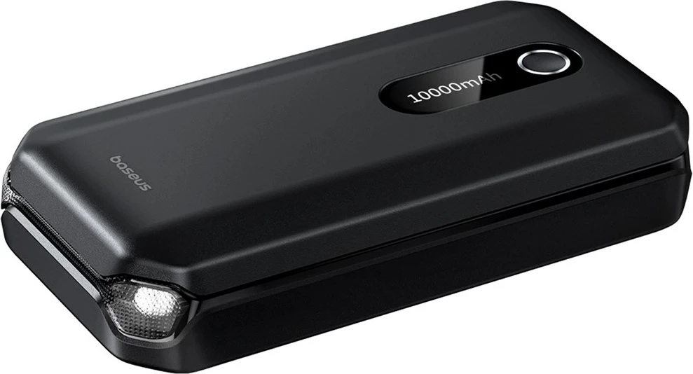 Jump starter Baseus BS-CH001, 10000 mAh, 12V, me kapëse krokodili, e zezë