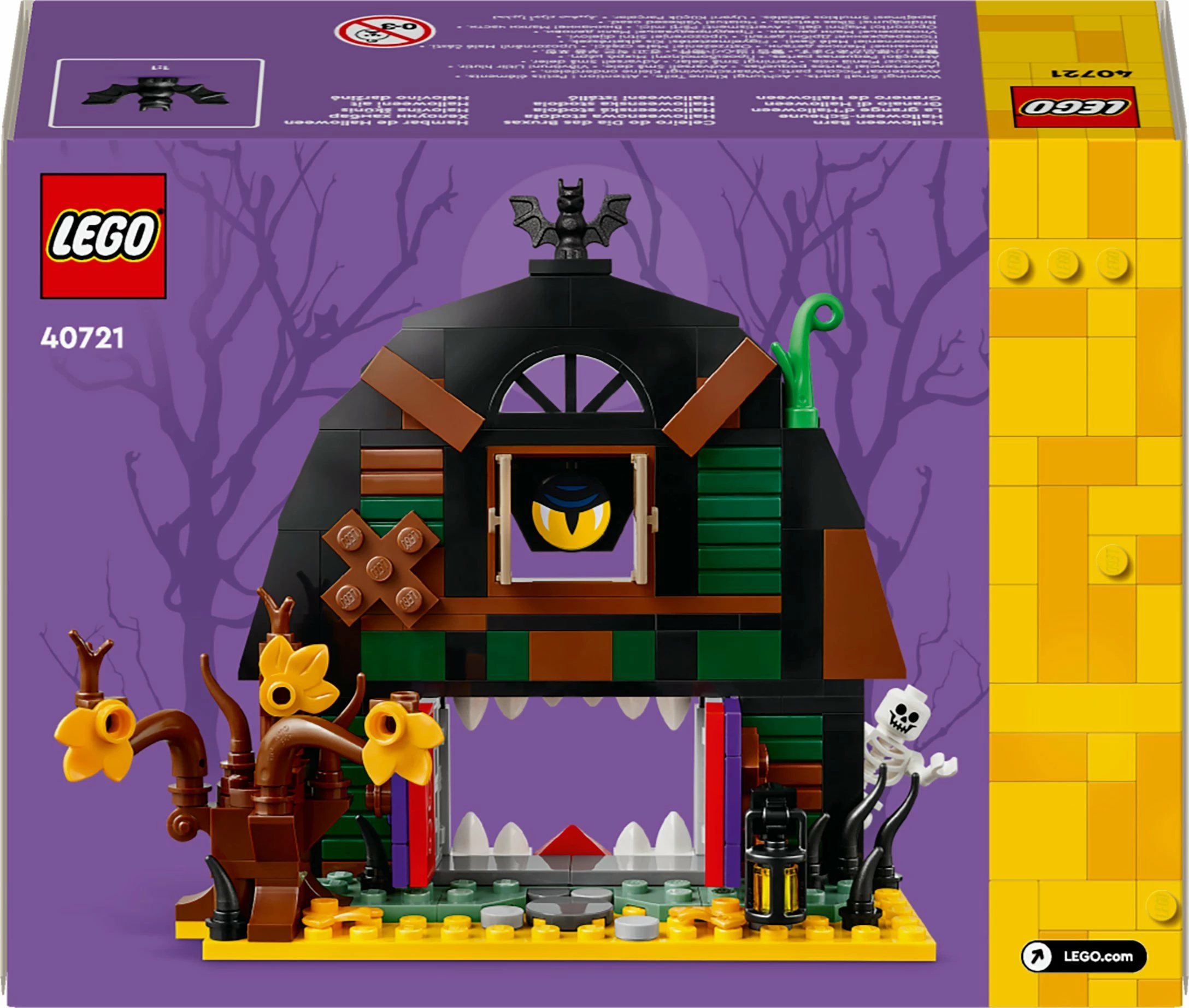 Set LEGO Halloween Barn 40721, 205 pjesë, 8+