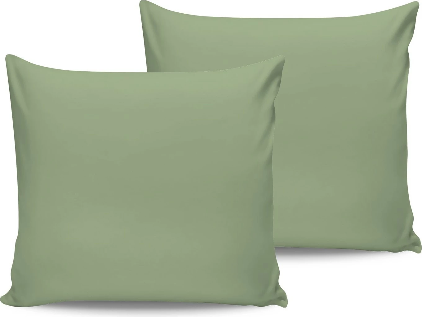 Set jastëkësh (2 copë), ngjyrë e gjelbër e çelët, L'essentiel