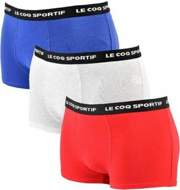 Të brendshme për meshkuj Le Coq Sportif K46938CO, set prej 3 copë, të kuqe/gri/kaltër [Madhësia: XL]