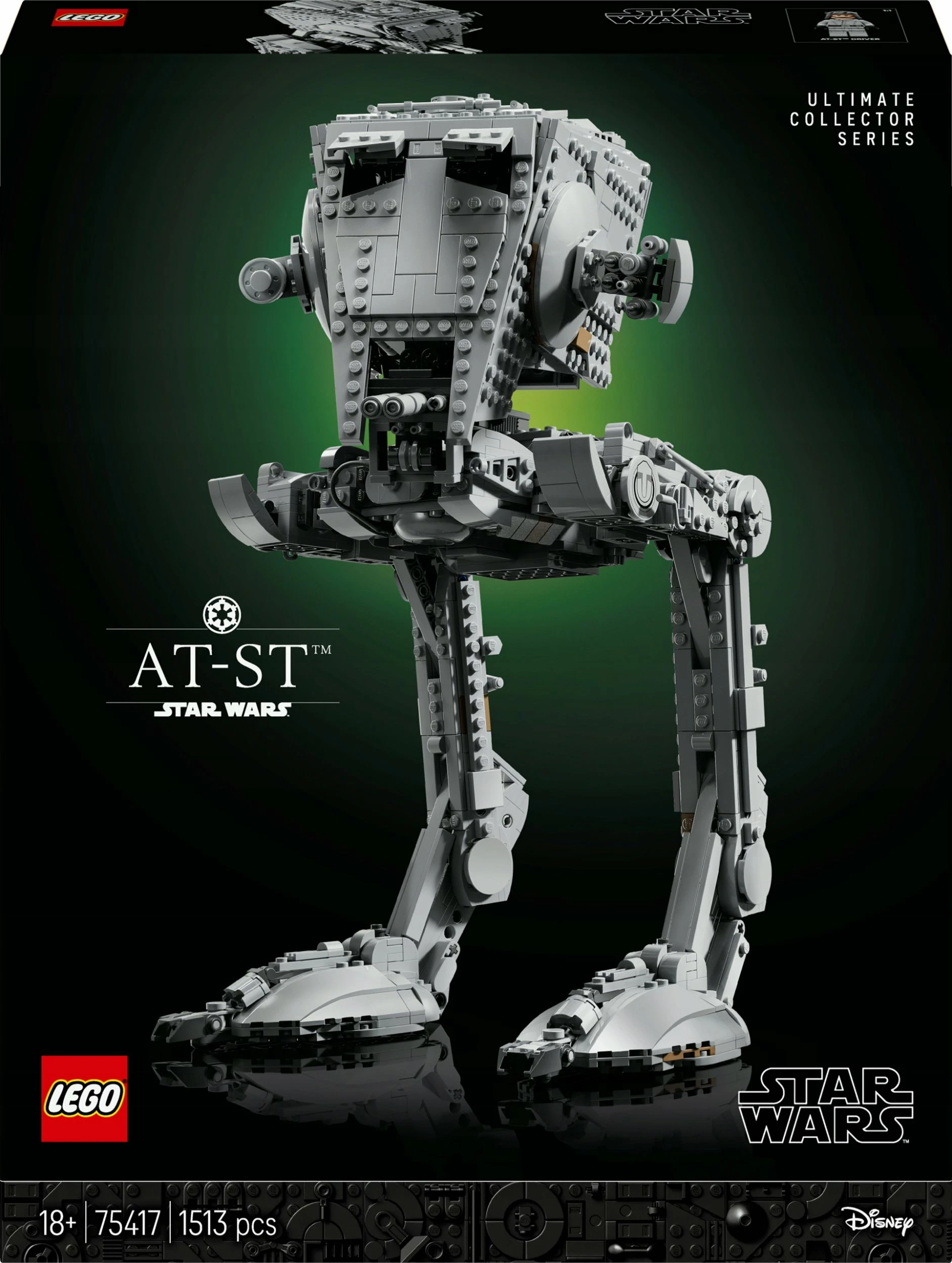Set LEGO Star Wars AT-ST Walker UCS 75417, 1513 elemente