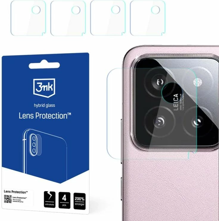 Mbrojtës xhami kamerë 3mk Protection Lens Protection për Xiaomi 14
