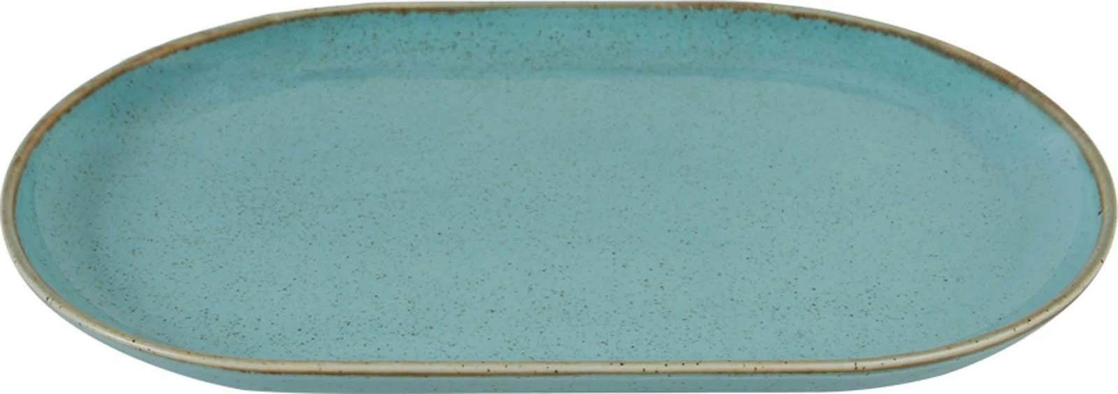 Pjatë servirjeje ovale Porland Seasons Laguna 300x150 mm, set 6 copë, kaltër qielli