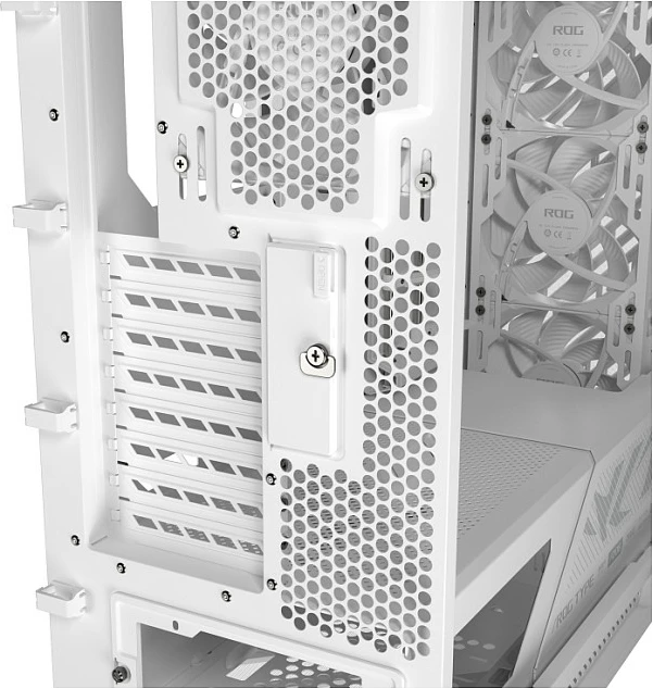 Kasë ASUS ROG STRIX HELIOS II GX601S, Midi Tower, RGB, xham i kalitur, e bardhë