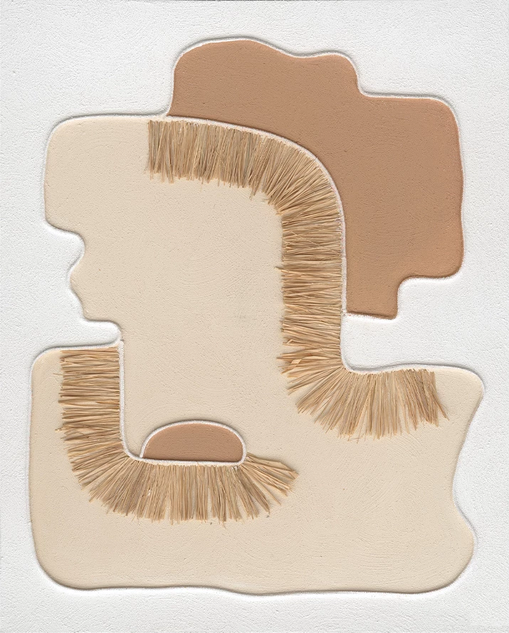 Pikturë dekorative stil boho, kanavacë, dru, bezhë, 80x100x4 cm