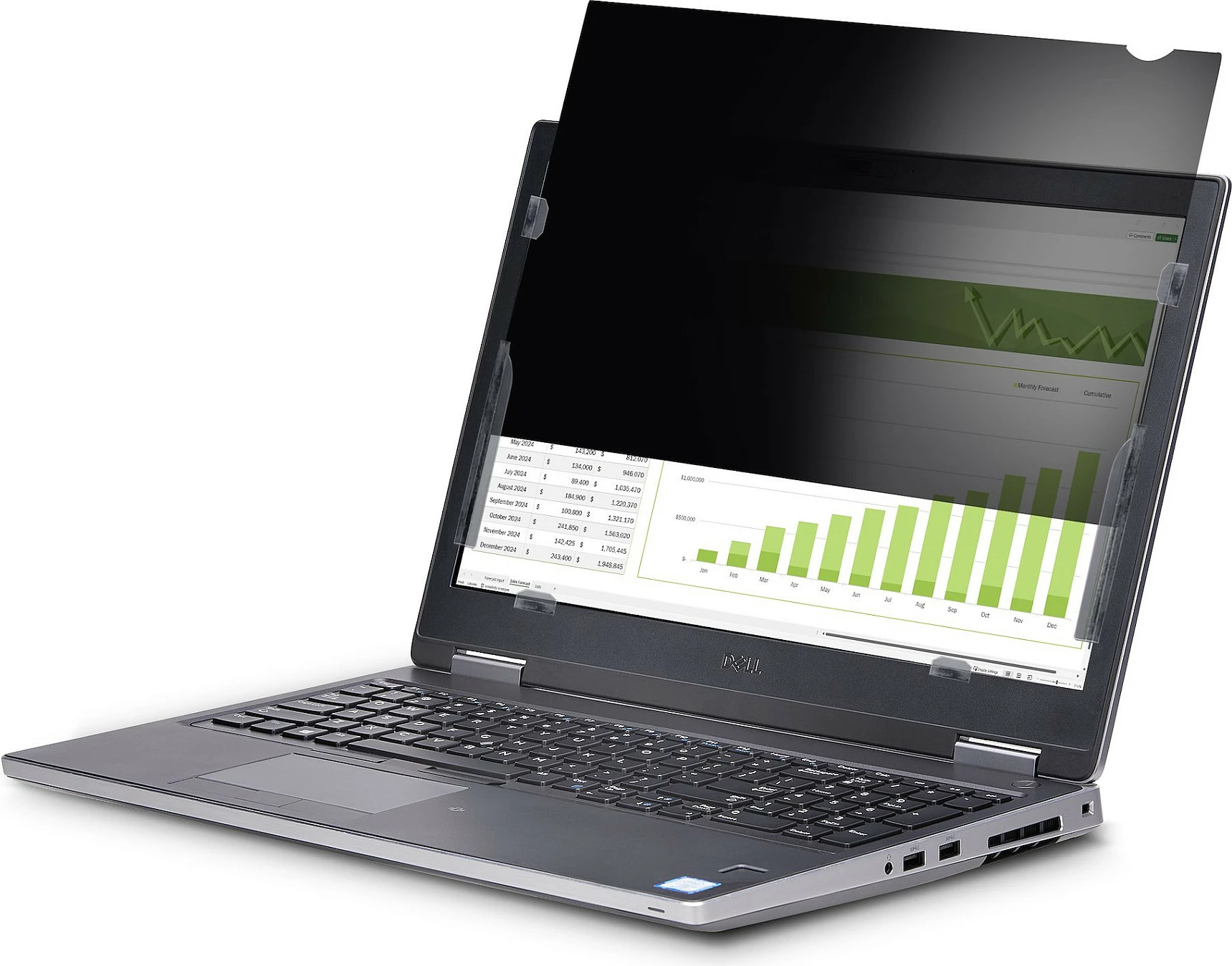 Filtri privatësie për ekran laptopi StarTech 16" 16:10, flip-up, anti-shkëlqim, touch, reduktim drite blu 51%, i zi