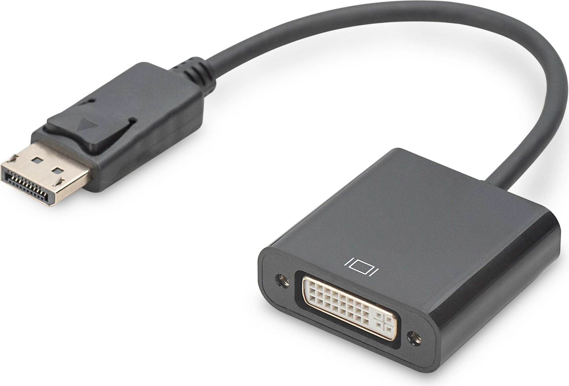 Adapter aktiv Digitus, Mini DisplayPort në DVI-I, 0.15m, i zi