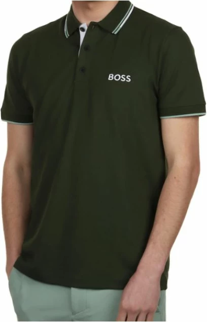 Maicë polo për meshkuj Boss, e gjelbër