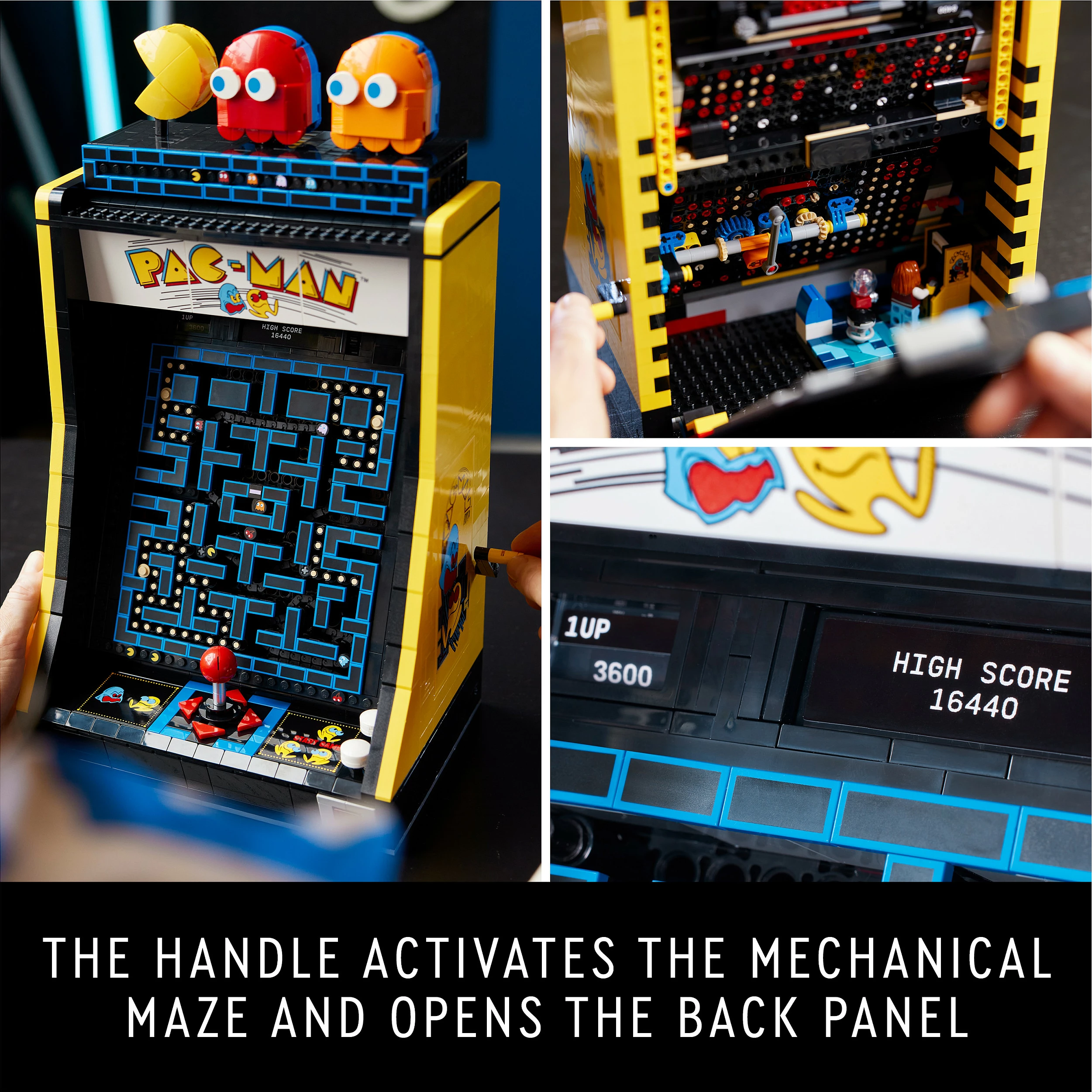 Set ndërtimi LEGO Icons PAC-MAN Arcade 10323, 2651 pjesë, multikolor