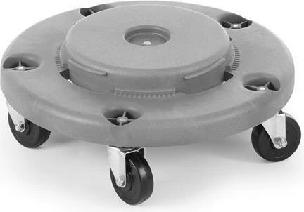 Karrocë bazë me rrota për kontenitor mbeturinash Amerbox 691038 120L 582x130mm gri